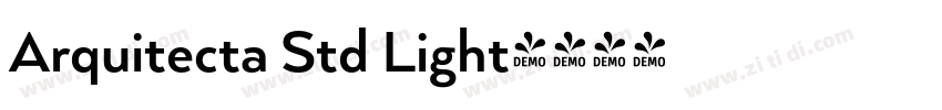 Arquitecta Std Light字体转换